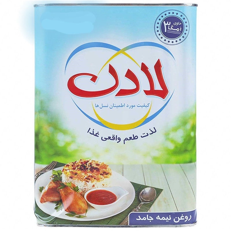 تصویر روغن جامد لادن-۲۷۰۰گرم-ارسال رایگان - تکی 